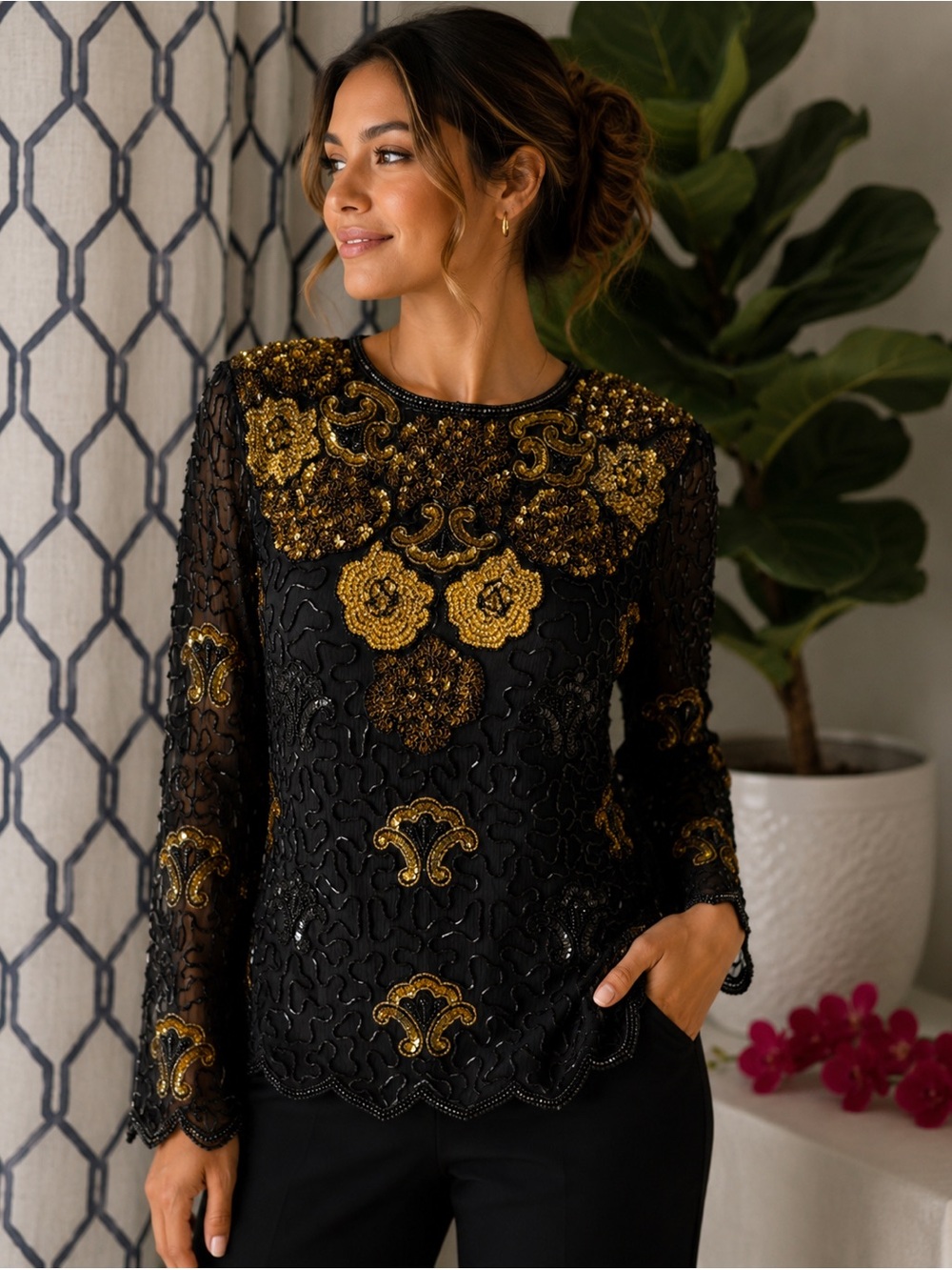 🖤💛 Vintage Sweelo Medium Top 💛🖤
